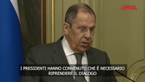 Ucraina, Lavrov: “Usa e Russia d’accordo nel riprendere il dialogo”