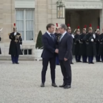 Ucraina, l’arrivo all’Eliseo dei principali leader europei