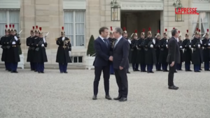 Ucraina, l’arrivo all’Eliseo dei principali leader europei