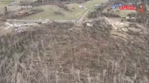Usa, alluvione in Mississippi: le impressionanti immagini dal drone