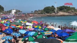 Brasile, 44 gradi a Rio de Janeiro: il giorno più caldo degli ultimi 10 anni