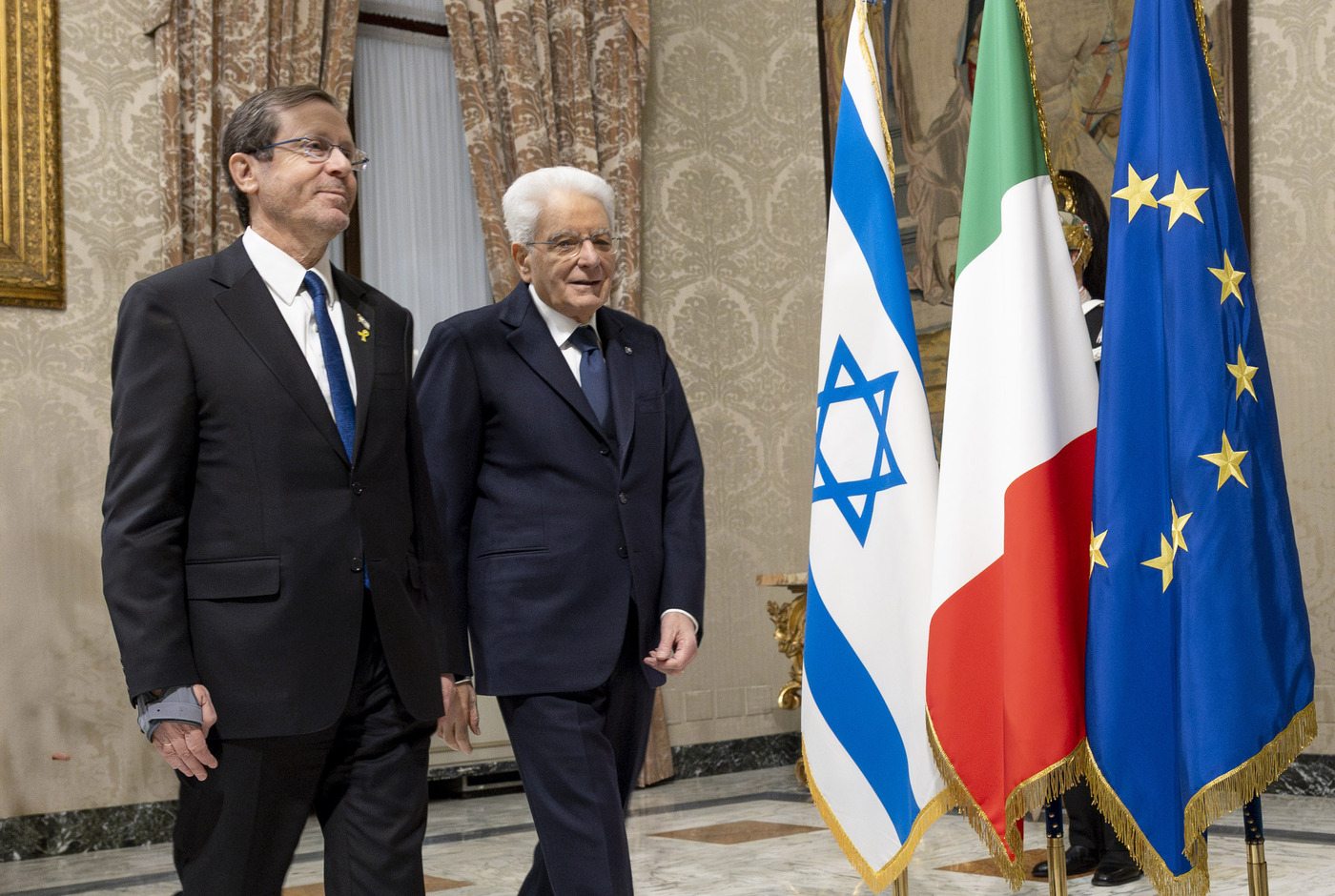 Mattarella a Herzog: “Assicurare futuro a palestinesi senza Hamas”
