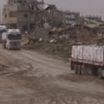 Gaza, entrati a Rafah decine di camion di aiuti umanitari