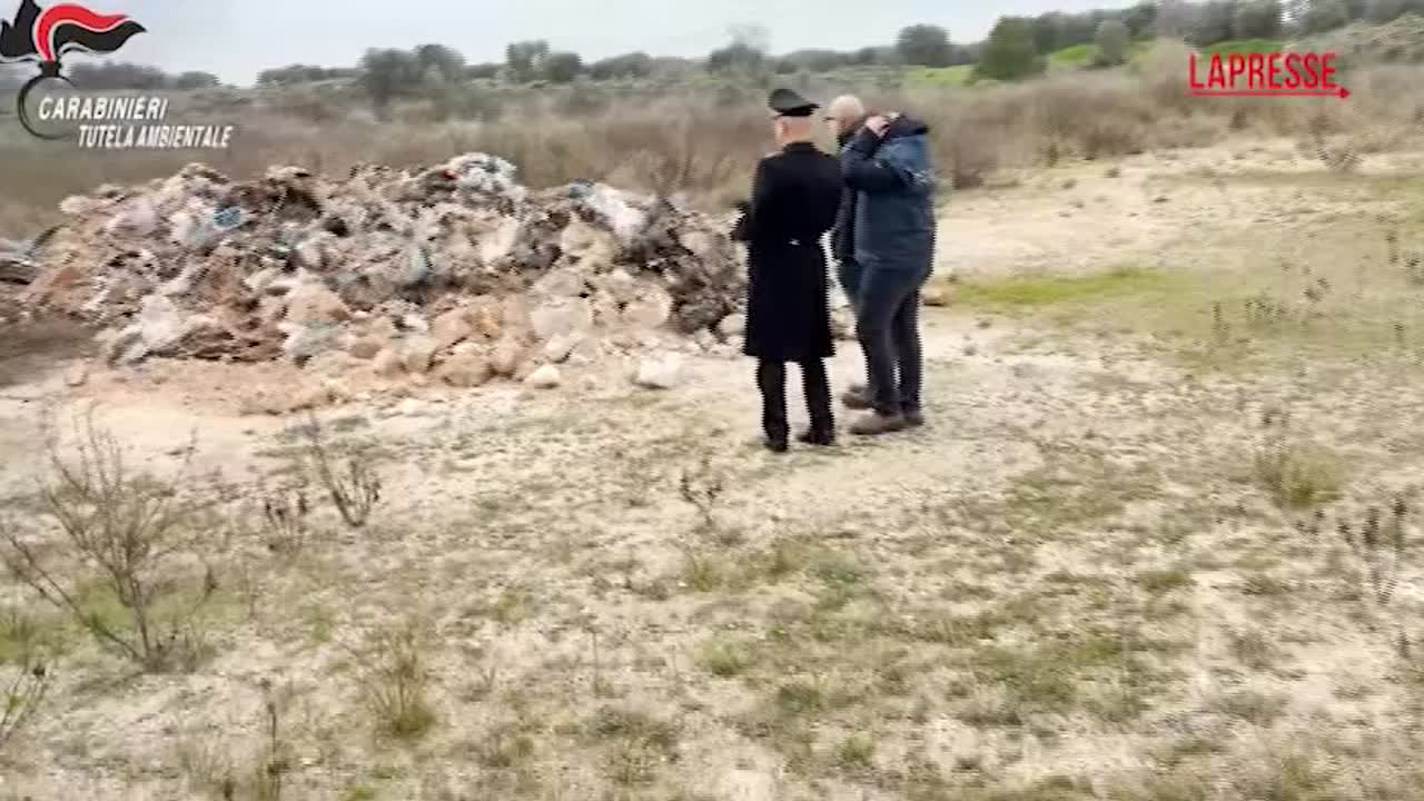 Taranto, tonnellate di rifiuti interrati nelle campagne di Fragagnano