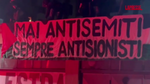 Roma, si scioglie corteo per Verbano: “Mai antisemiti, sempre antisionisti”