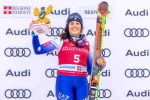 Sci alpino, coppa del mondo: Brignone vince il secondo slalom gigante al Sestriere