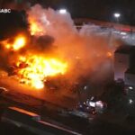 Usa, a fuoco discarica nel New Jersey