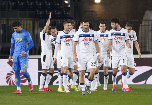 Serie A, l’Atalanta travolge l’Empoli 5-0