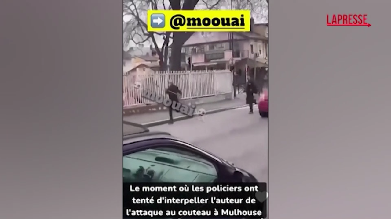 La polizia insegue l’attentatore di Mulhouse: le immagini diffuse sui social