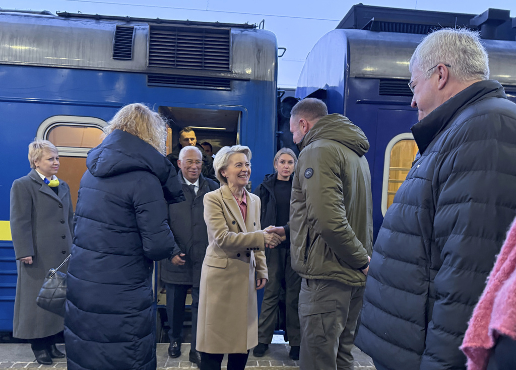 Ucraina, von der Leyen arrivata a Kiev: “Questa è Europa”