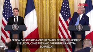 Ucraina, Macron: “Garantire sicurezza per il bene dell’Europa”