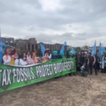 COP16 a Roma: flashmob dei movimenti ambientalisti e del Climate Pride