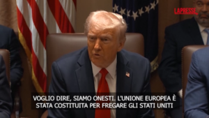 Usa, Trump: “Abbiamo deciso, imporremo all’Ue dazi al 25%”