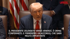 Ucraina, Trump conferma incontro con Zelensky per accordo su terre rare