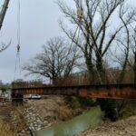 Marche, varato a Tavullia il ponte della Ciclovia del Foglia