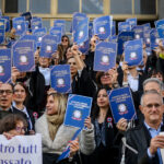 Sciopero magistrati a difesa della Costituzione, flash mob davanti alla Cassazione
