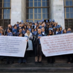 Sciopero magistrati, la protesta in tribunale a Milano
