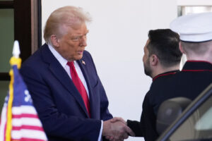 Il Presidente Donald Trump riceve il Presidente dell'Ucraina Volodymyr Zelensky alla Casa Bianca