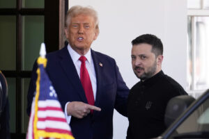 Il Presidente Donald Trump riceve il Presidente dell'Ucraina Volodymyr Zelensky alla Casa Bianca