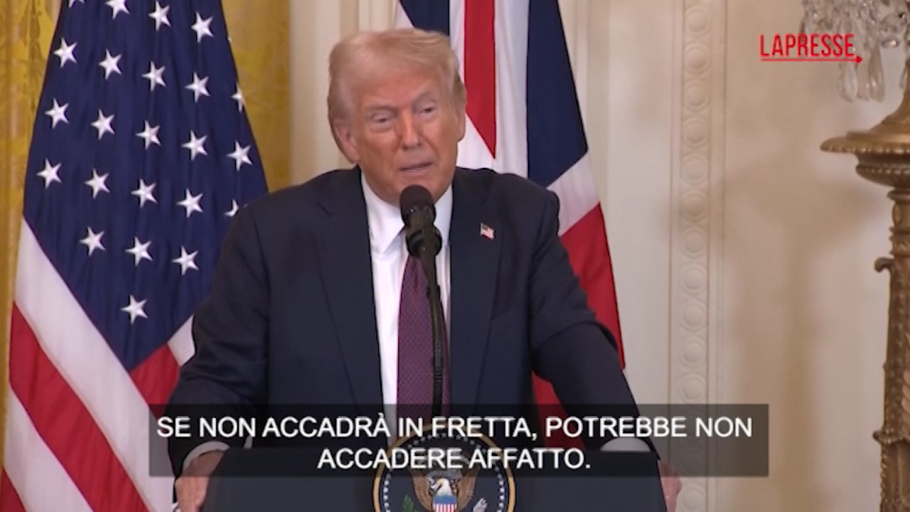 Ucraina, Trump: “Avremo una pace duratura, ma deve accadere in fretta”