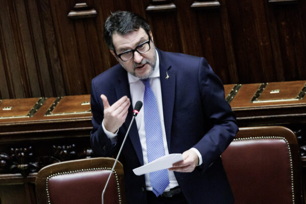 Il leader della Lega, Matteo Salvini