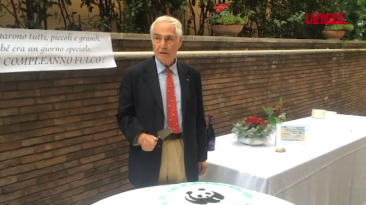 Fulco Pratesi, quando festeggiò gli 80 anni