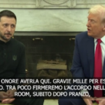 “Un onore averla qui”: Trump omaggia Zelensky prima dell’infuocato scontro nello Studio Ovale