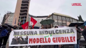 Roma, corteo contro Modello Giubileo