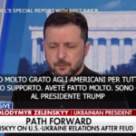 Zelensky a Fox News: “Grato agli americani, spero il presidente sia dalla nostra parte”