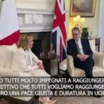Ucraina, Meloni da Starmer a Londra: “Evitare che l’Occidente si divida”