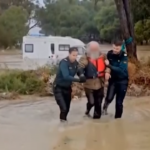 Spagna, Guardia Civil salva due cittadini francesi da alluvione