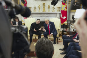 Il Presidente Donald Trump riceve il Presidente dell'Ucraina Volodymyr Zelensky alla Casa Bianca