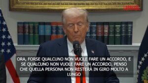 Ucraina, Trump: “Chi non vuole accordo potrebbe non restare a lungo”