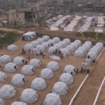 Gaza, tra le tende degli sfollati palestinesi