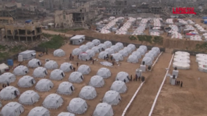 Gaza, tra le tende degli sfollati palestinesi