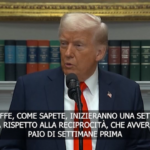Dazi, Trump conferma: “Tariffe del 25% a Canada e Messico”