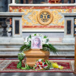 Funerali Eleonora Giorgi alla chiesa degli artisti in Piazza del Popolo a Roma