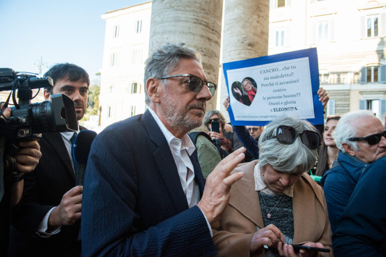 Funerali Eleonora Giorgi alla chiesa degli artisti in Piazza del Popolo a Roma