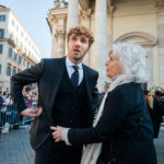 Funerali Eleonora Giorgi alla chiesa degli artisti in Piazza del Popolo a Roma