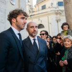 Funerali Eleonora Giorgi alla chiesa degli artisti in Piazza del Popolo a Roma