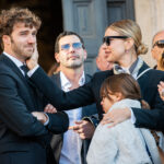 Funerali Eleonora Giorgi alla chiesa degli artisti in Piazza del Popolo a Roma