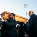 Funerali Eleonora Giorgi alla chiesa degli artisti in Piazza del Popolo a Roma