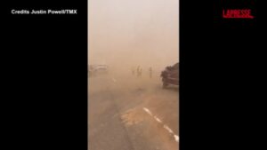 Usa, tempesta di sabbia in New Mexico