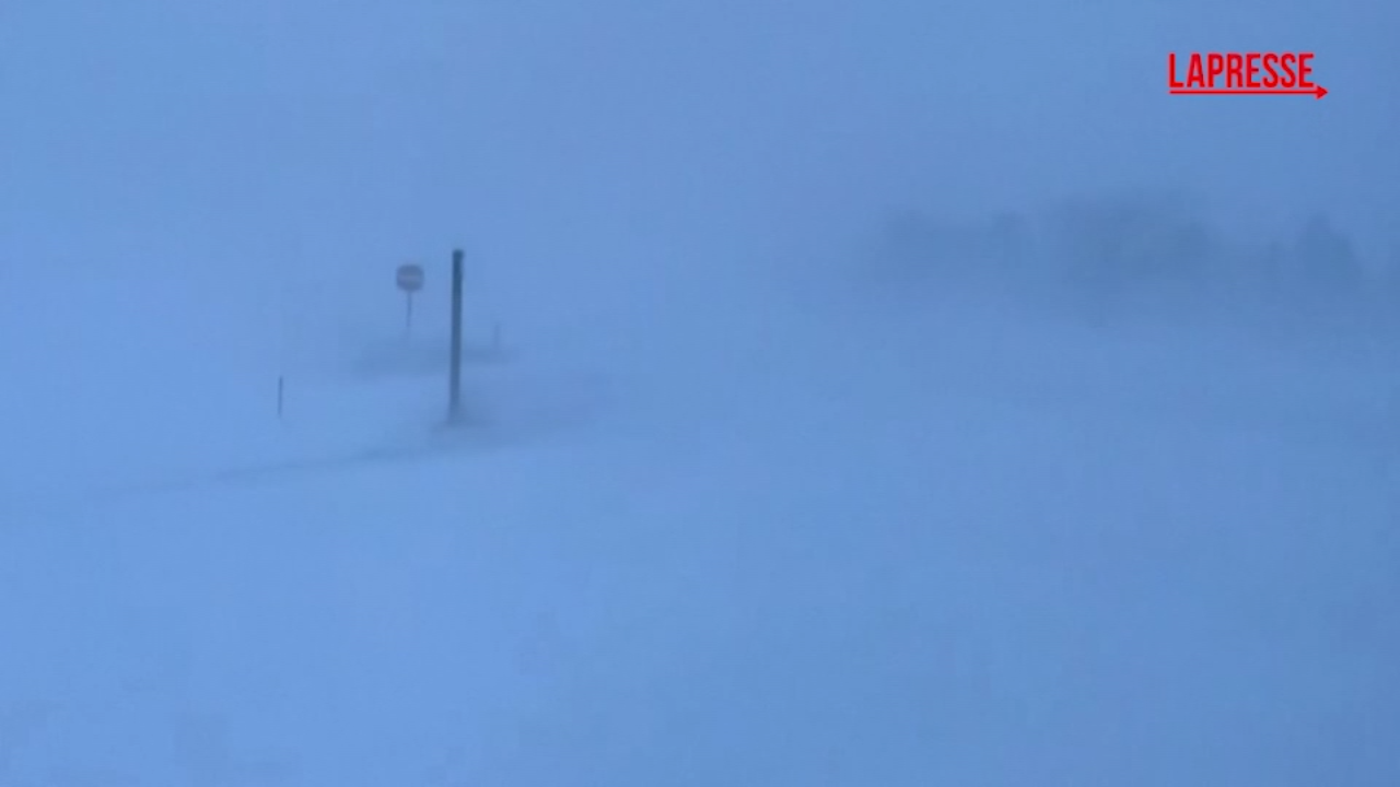 Usa, forte bufera di neve in Iowa