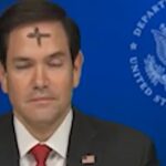 Usa: Rubio in tv con una croce in fronte per mercoledì delle Ceneri
