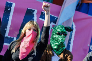 Manifestazione in occasione della Giornata internazionale contro la violenza di genere