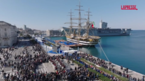 Trieste, si conclude la tappa del tour di Nave Amerigo Vespucci