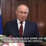 8 marzo, gli auguri di Putin alle donne russe