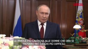 8 marzo, gli auguri di Putin alle donne russe