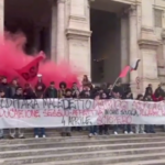 8 marzo, blitz studenti al MIM: “Valditara maledetto distruggi scuola e diritti”